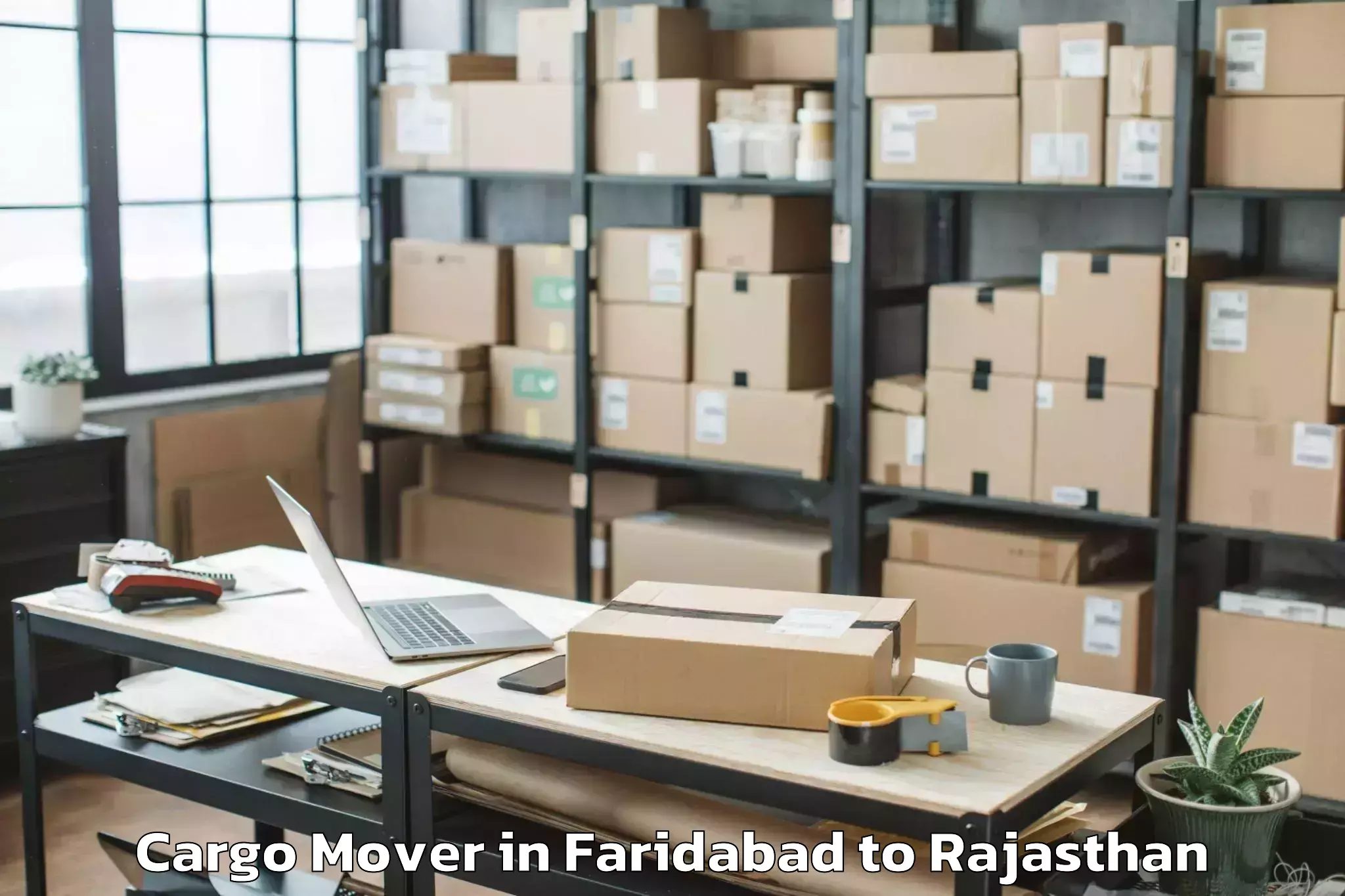 Faridabad to Abhilashi University Ajmer Cargo Mover Booking